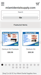 Mobile Screenshot of miamidentalsupplies.com